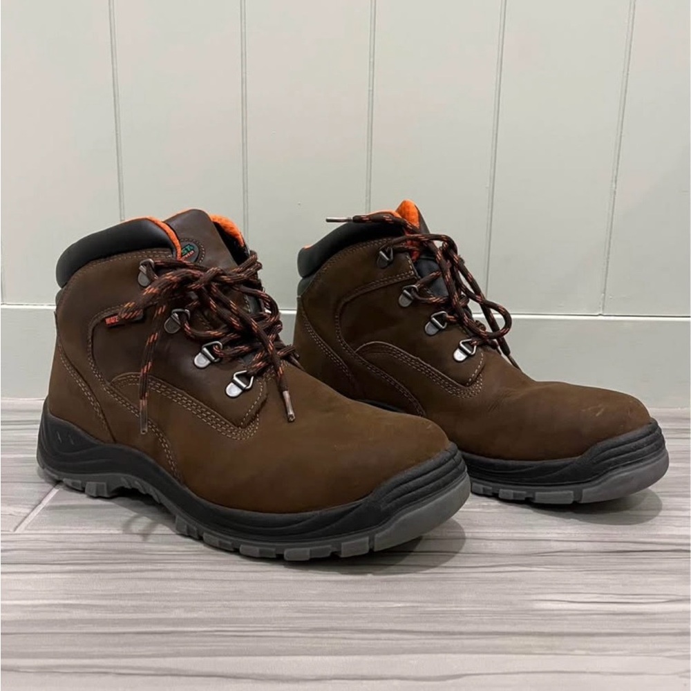 Men’s Brown Steel Toe Boots